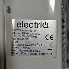 Electric Panel Heater 2000W
