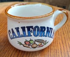 1970's California Soup Mug