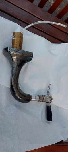 beer tap,with mount ,used condition, see pictures,,sold as is ,buyer collects or pays postage thank you