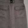 ZARA Silver tone A-Line High Waisted skirt with double fronted pockets and belt buckets Sz XL ( Fit 14-16uk) - Rrp 49.99 (New) Image 7