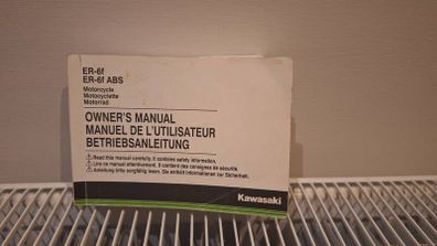 Kawasaki ER6 Owners Manual