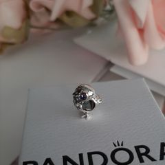 New genuine pandora baby chick charm with blue eyes