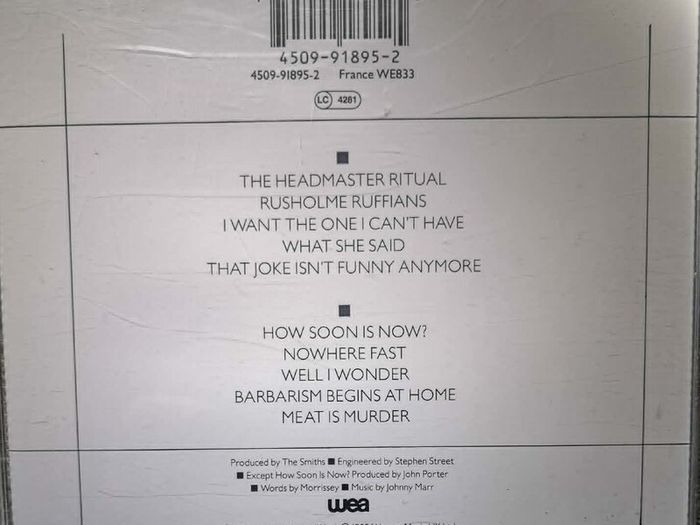 The Smiths - Meat Is Murder CD