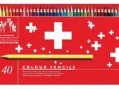 Caran dAche Swisscolor Pencils (40 in a Metal Box)