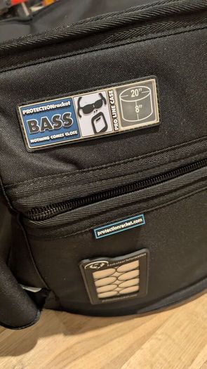 Protection Racket Hip Kit 20" x 8" Bass Drum Case w/Shoulder Strap