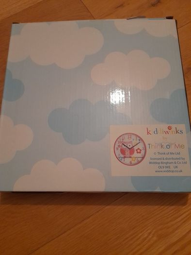 Girl's clock, brand new