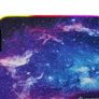 Small Mouse Pad with LED Lighting (13.3 X 10.8 inches) - Gaming Mouse Pad Desk Mat with 7 Color Options, 3 Lighting Effects, Smart Control Button, Non-Slip Rubber Grip - Galaxy Image 4