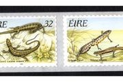 1995 Ireland Fauna &amp; Flora Reptiles and Amphibians Self-Adhesive Commemorative Stamps Mint Never Hinged (MNH)