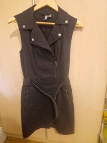 black denim dress size 8