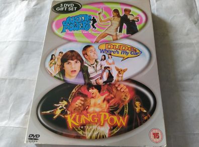 3Dvd Boxset Dude Where's My Car/Austin Powers/Kung Pow