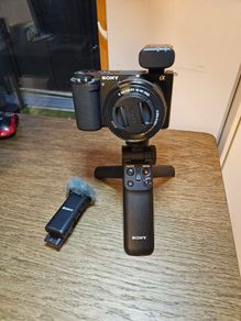 Sony ZV-E10 Vlogging Camera Bundle  Camera, Lens, Wireless Mic, Tripod/Grip