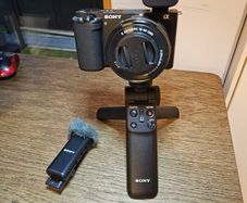 Sony ZV-E10 Vlogging Camera Bundle  Camera, Lens, Wireless Mic, Tripod/Grip