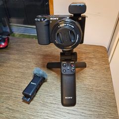 Sony ZV-E10 Vlogging Camera Bundle  Camera, Lens, Wireless Mic, Tripod/Grip