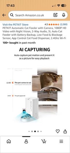PETKIT Yumcare Solo Automatic Cat Feeder