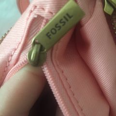 Fossil leather crossbody bag