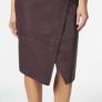 Karen Millen natural leather midi skirt Image 7