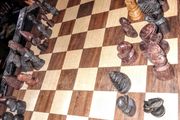 Large wooden chess