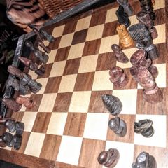 Large wooden chess