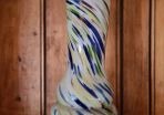 retro glass vase