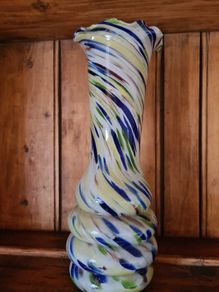 retro glass vase