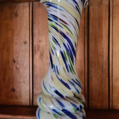 retro glass vase