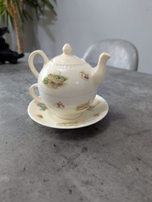 Aynsley "Edwardian Kitchen Garden" Tea for One Set