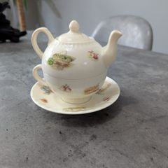 Aynsley "Edwardian Kitchen Garden" Tea for One Set