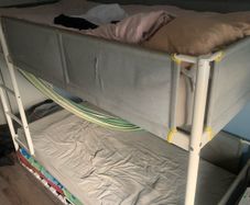 triple ikea bed
