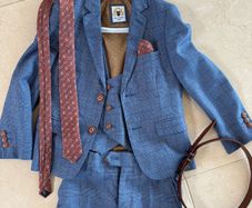 Marc Darcy communion suit and converse