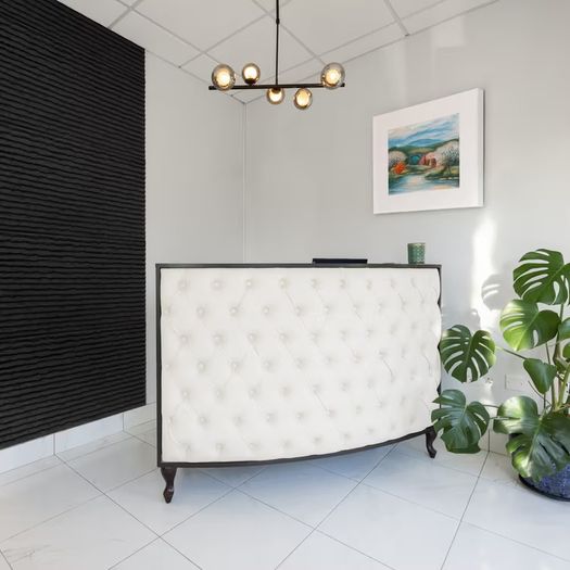PU Stone Wall Panel Ribbed Surface Black 120x60cm