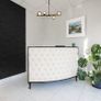 PU Stone Wall Panel Ribbed Surface Black 120x60cm Image 3