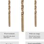 13Pack HSS Twist Drill Bit Set Metric M35 Cobalt Steel High Speed Steel Titanium Coated Drill Bit Tool Extremely Heat Resistant with Straight Shank 1.5mm-6.5mm for Drilling Tool Wood, Metal & Plastic (FREE POSTAGE) Image 6