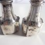 Art Deco sterling silver 154g cruet salt pepper set 1911 1914 Image 6