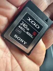 SONY XQD 240GB card - excellent condition