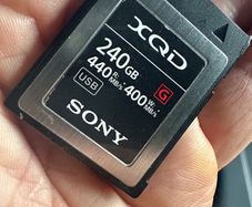 SONY XQD 240GB card - excellent condition