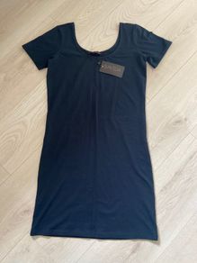 BNWT Savida Navy Scoop Neck Mini Dress Size 10