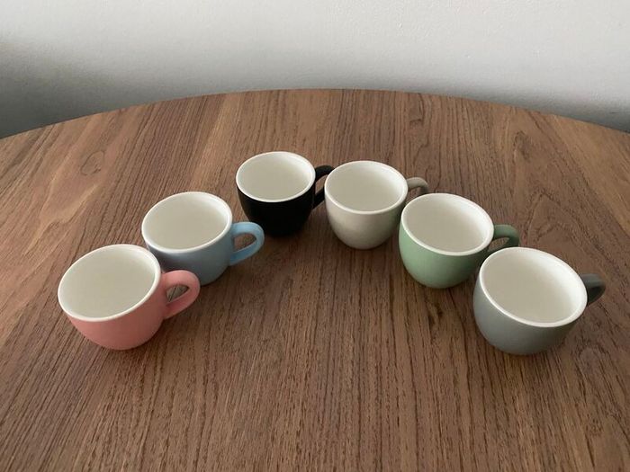 Procelain Espresso Cups (6 pcs)