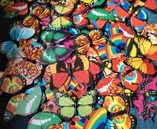 Colourful Plastic Butterflies