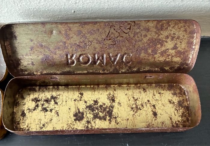 2 x Vintage Romac Cycle Repair Tins