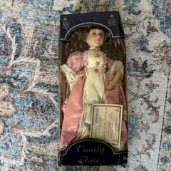 Beautiful Vintage Stewart Ross "Vanity Fair" Porcelain Doll