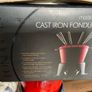 MasterClass Cast Iron Enamelled Red Fondue Set BNIB Image 9