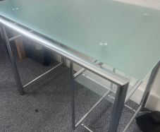 Glass desk