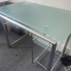 Glass desk