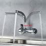 Ibergrif M16357 Wall Mounted Kitchen Tap Single Lever Mixer Tap Image 3
