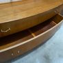 Vintage Mid Century C.W.S. Shirley Oak Veneer Chest of Drawers with Mirror Image 8