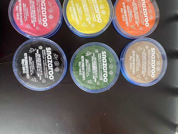 New Selection Of Snazaroo Face Paints