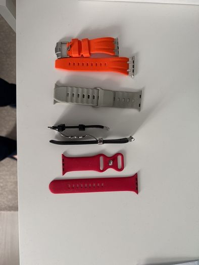 Apple Watch Ultra 2 (GPS + Cellular) with additional straps
