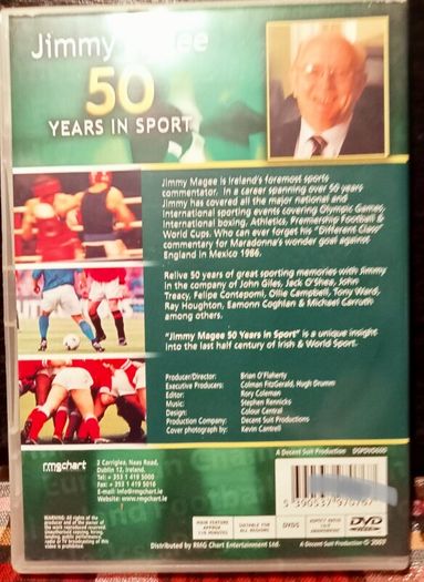 2007. Jimmy Magee 50 Years In Sport. DVD.