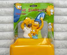 Vintage 1996 The Simpsons Soap Dish Homer, Marge & Bart DAmaged Box Please see photos