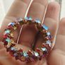 Vintage Warner Aurora Borealis Brooch. Image 5